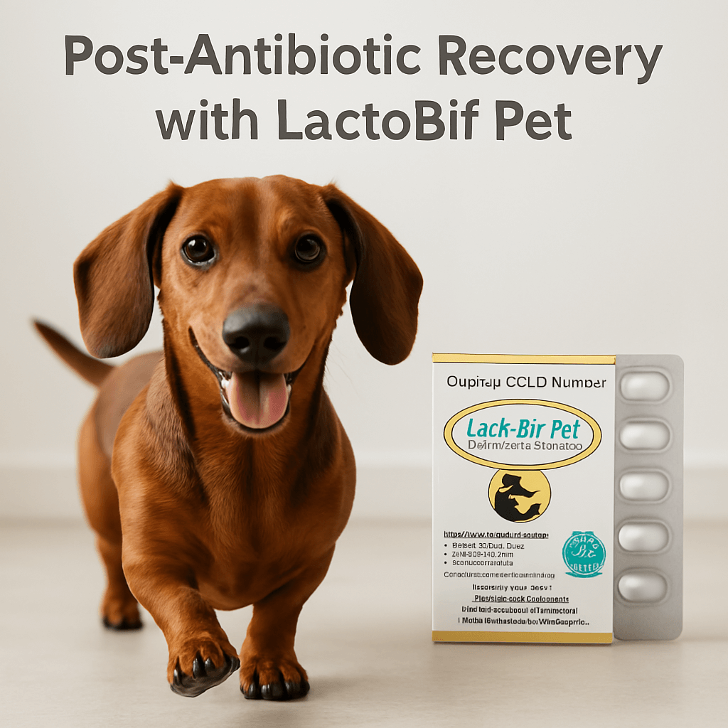 Table showing benefits of probiotics for dogs in various health situations