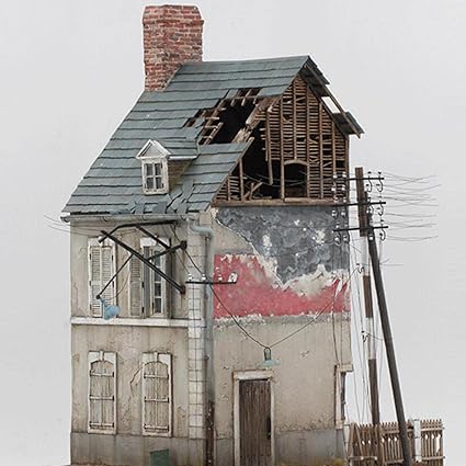 Unpainted miniature diorama kit 1/35 scale scenery by SM SunniMix