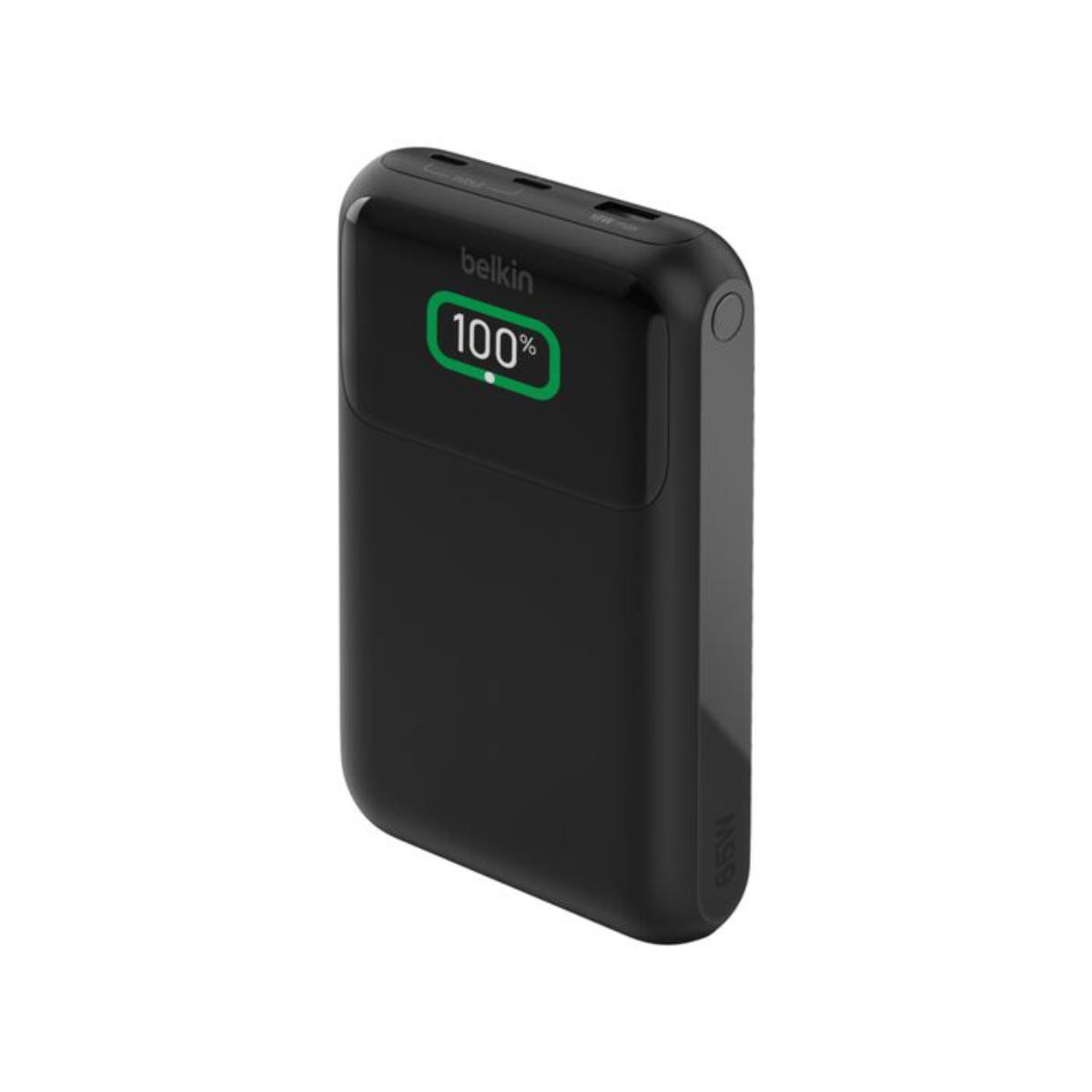 Belkin 20,000mAh Laptop Power Bank with 3 Ports – USB-C PD Fast Charging