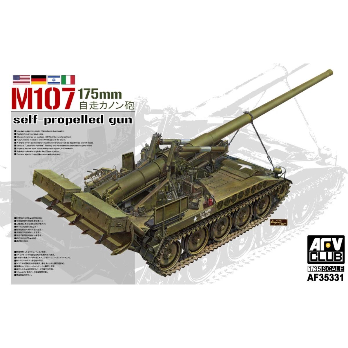 AFV Club 1/35 M107 175mm Self-Propelled Gun AF35331