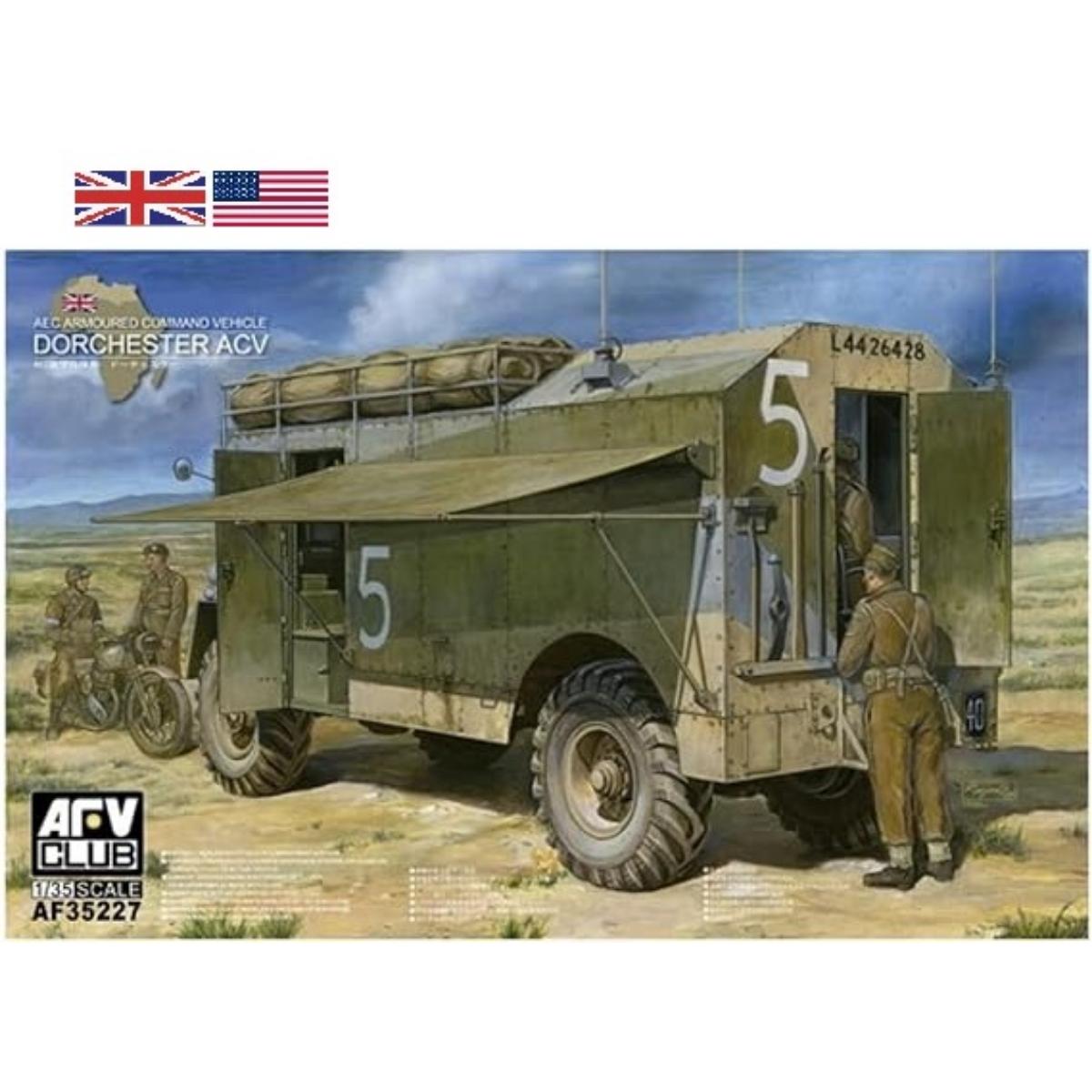AFV Club 1/35 AEC Dorchester Armoured Command Vehicle model kit product image