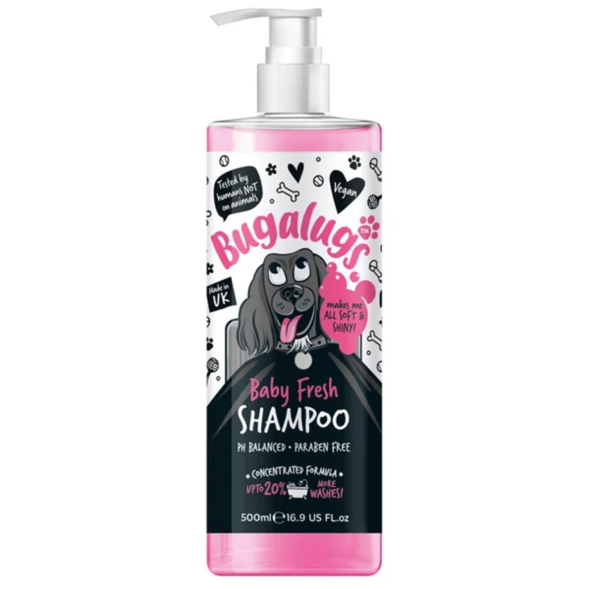 Bugalugs Baby Fresh Dog Shampoo with baby powder scent