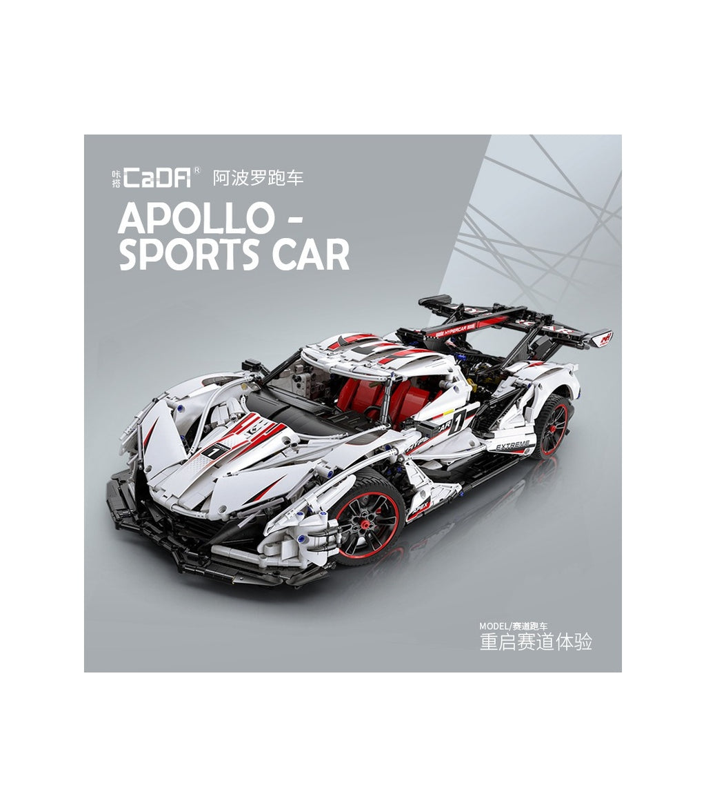 CaDA C61053 Apollo IE Helios RC sports car building model