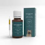 Naturecan CBD oil bottle for dogs with pet-safe broad-spectrum formula


