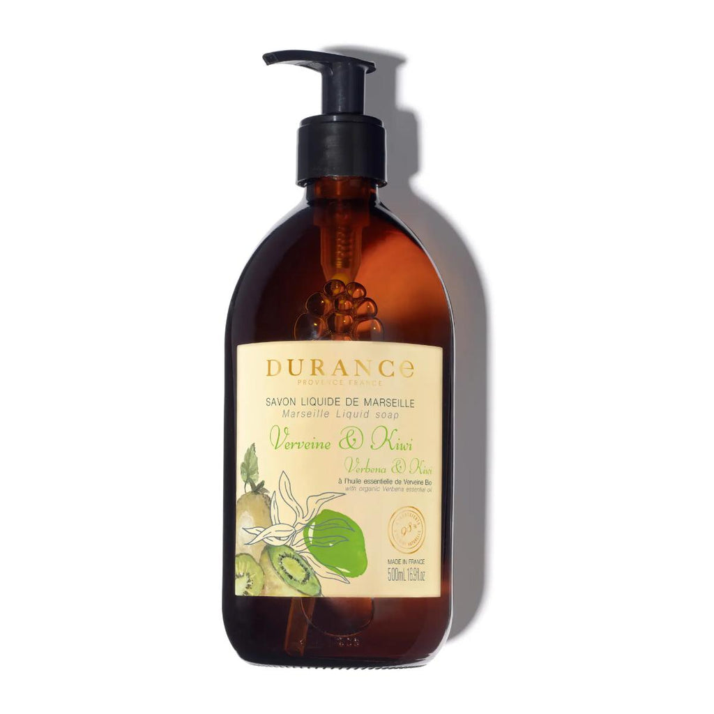 Durance Liquid Marseille Soap Verbena & Kiwi 500 ml pump bottle