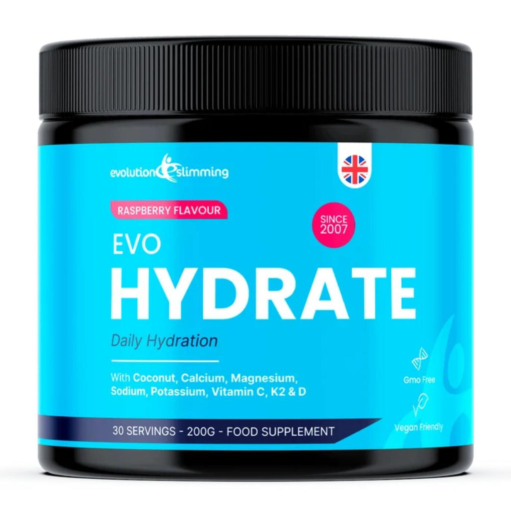 EVO Hydrate Raspberry Electrolyte Powder 30 Servings