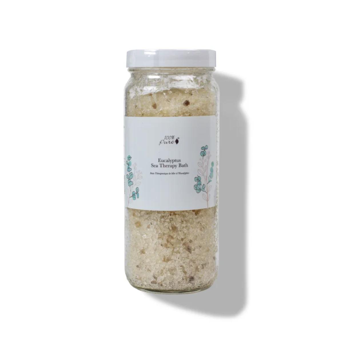 100% PURE Eucalyptus Sea Therapy Bath mineral bath salts