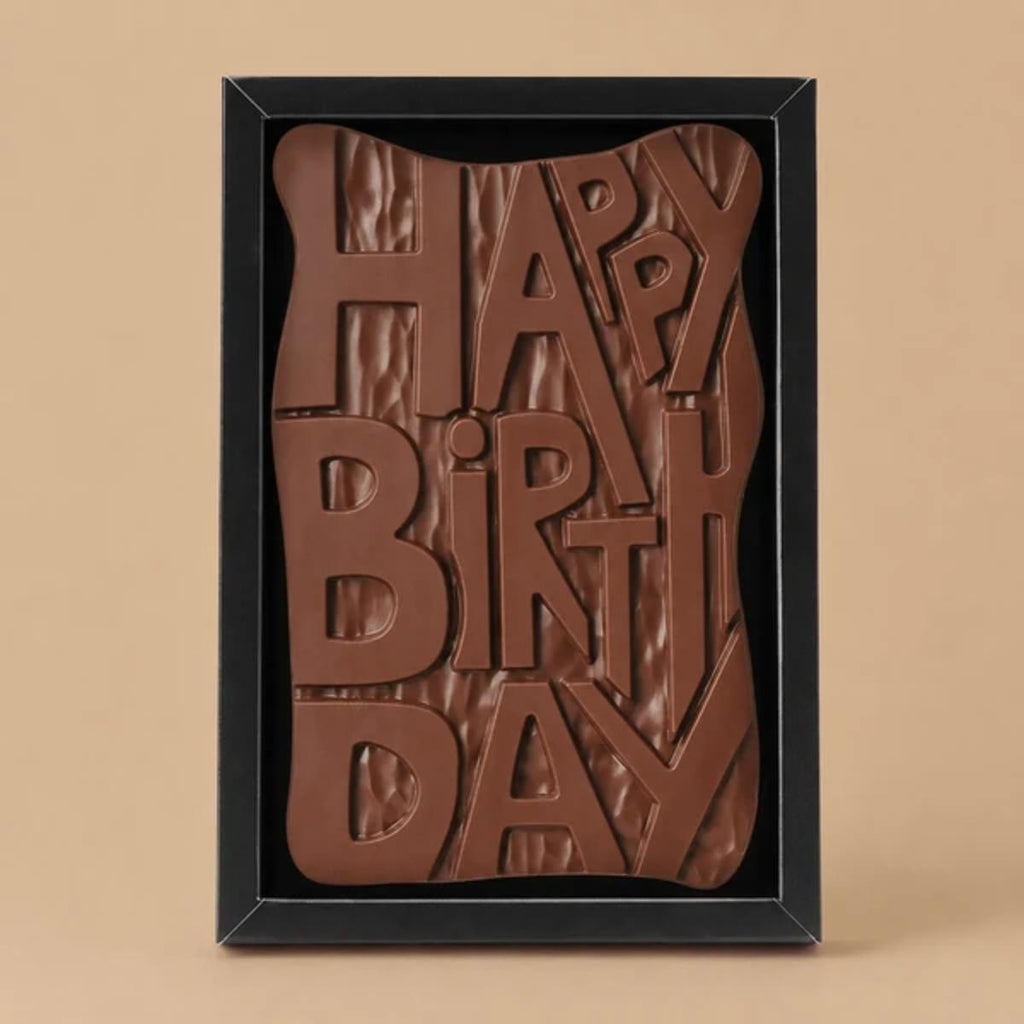 Hotel Chocolat Happy Birthday Milk Chocolate Grand Slab 500g