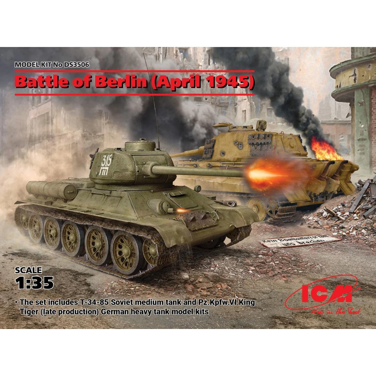 ICM DS3506 Battle of Berlin April 1945 1:35 diorama set