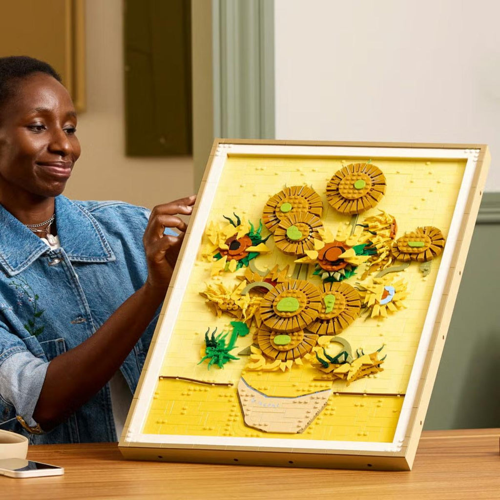 LEGO Art 31215 Vincent van Gogh Sunflowers brick-built wall art set
