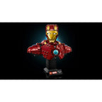 LEGO Iron Man MK4 bust model assembled front view