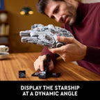 LEGO Star Wars Millennium Falcon 75375 – 25th Anniversary Display Model for Adults