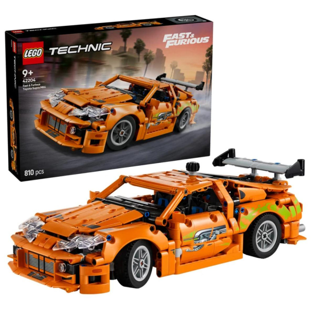 LEGO Technic Fast & Furious Toyota Supra MK4 Set 42204 box front view