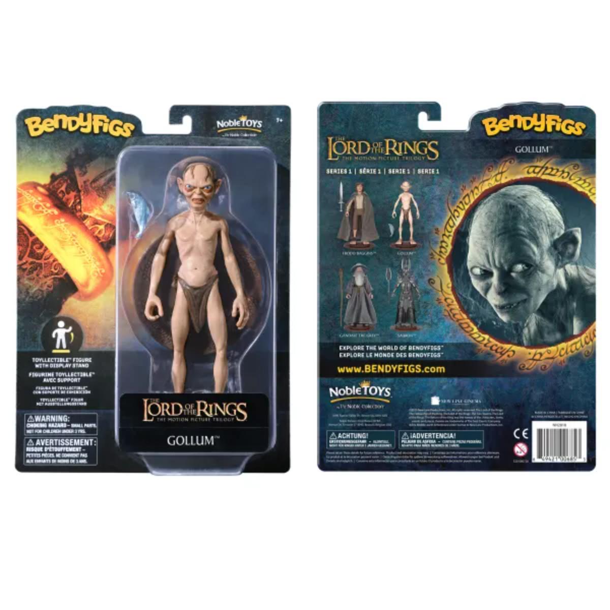 The Noble Collection Lord of the Rings Gollum Bendyfig figure