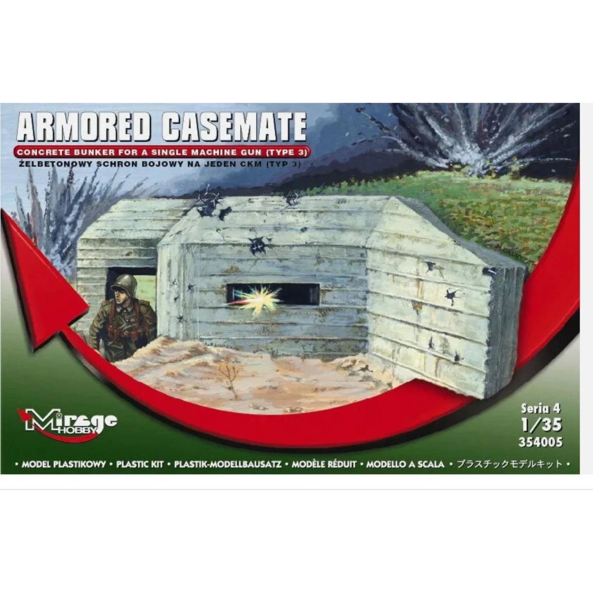 Mirage Hobby 354005 1/35 armoured casemate bunker plastic model kit