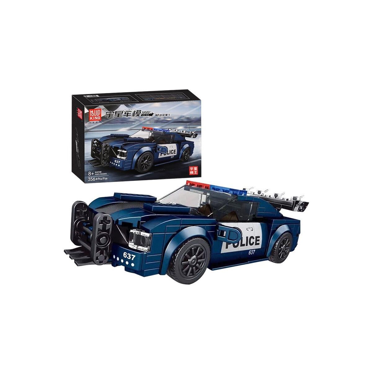 MOULD KING 27002 Barricade Police Mini Sports Car building block model