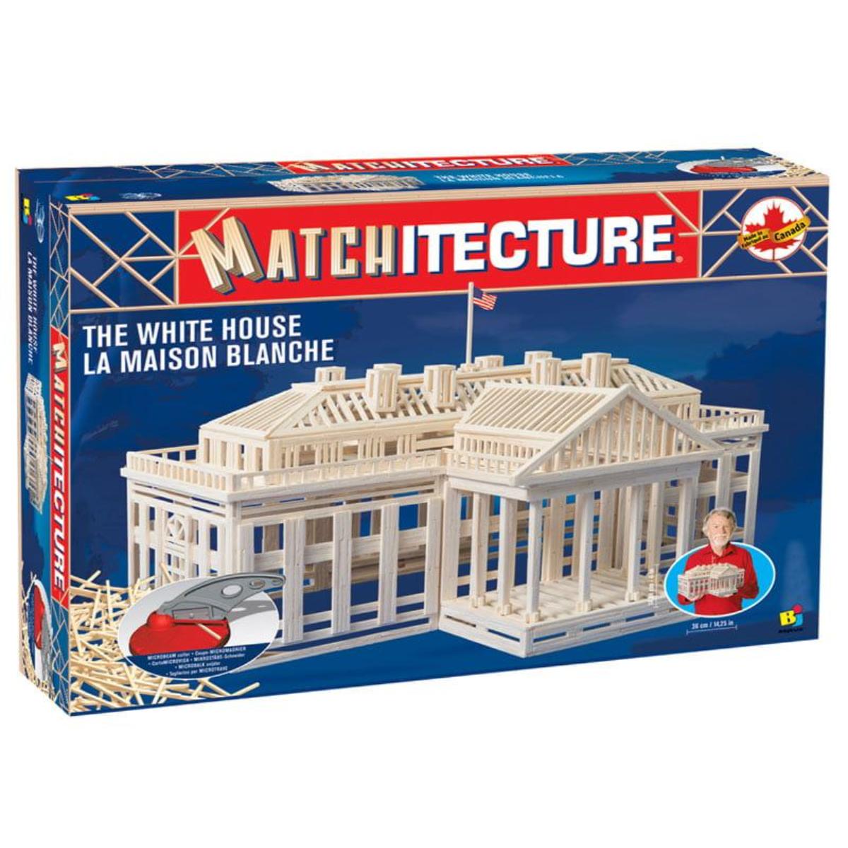 Matchitecture The White House Microbeam Matchstick Model Kit