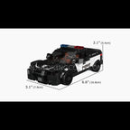 Mould King 27098 Challenger police car brick model