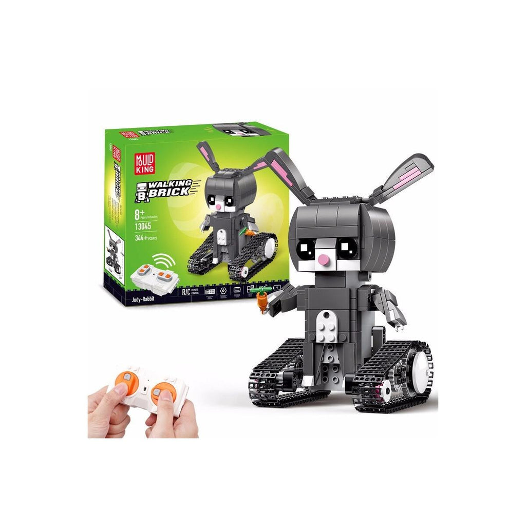 Mould King 13045 Judy Rabbit Walking Brick Remote Control Building Blo ...