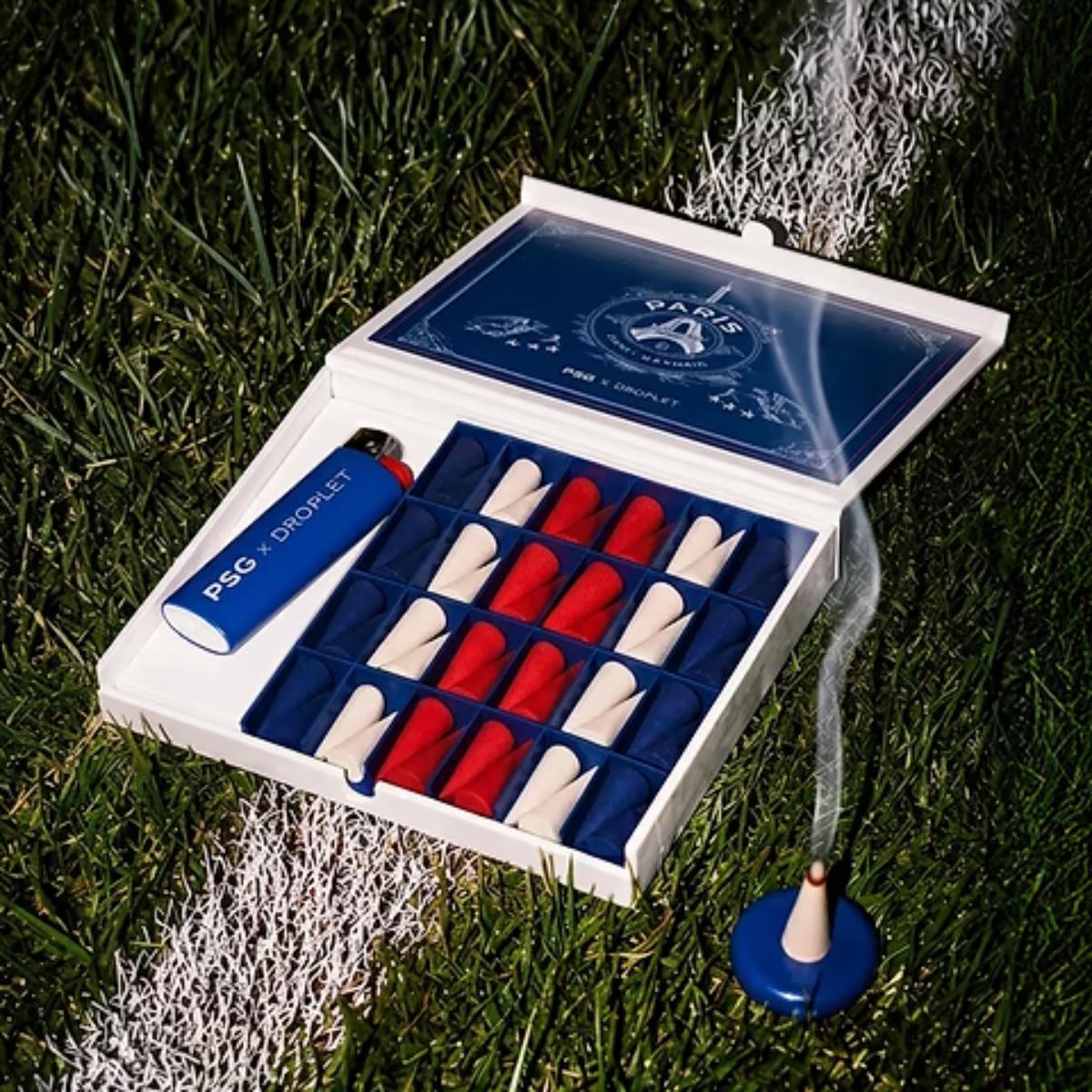 PSG x Droplet luxury incense multipack with sea glass holder