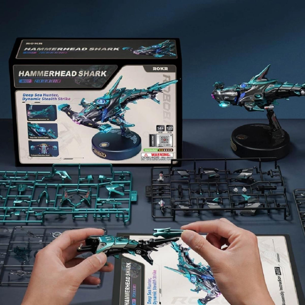 ROKR Hammerhead Shark MI07 mechanical 3D model kit
