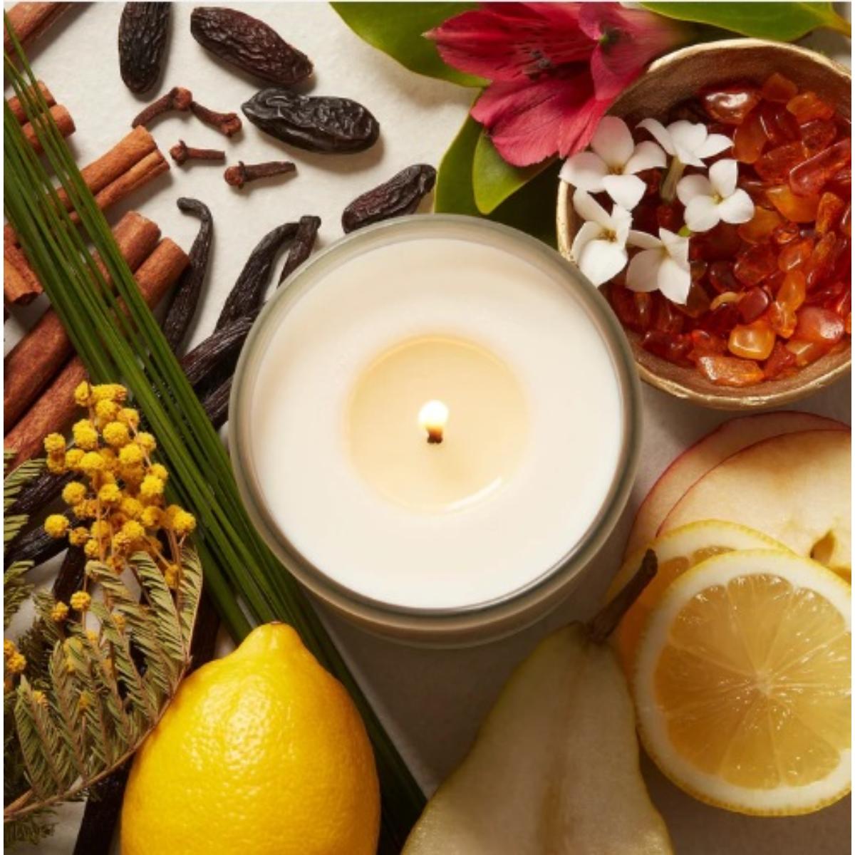 Cupidly You Light Up My Life luxury scented candle in a sleek glass jar with a warm, glowing flame.