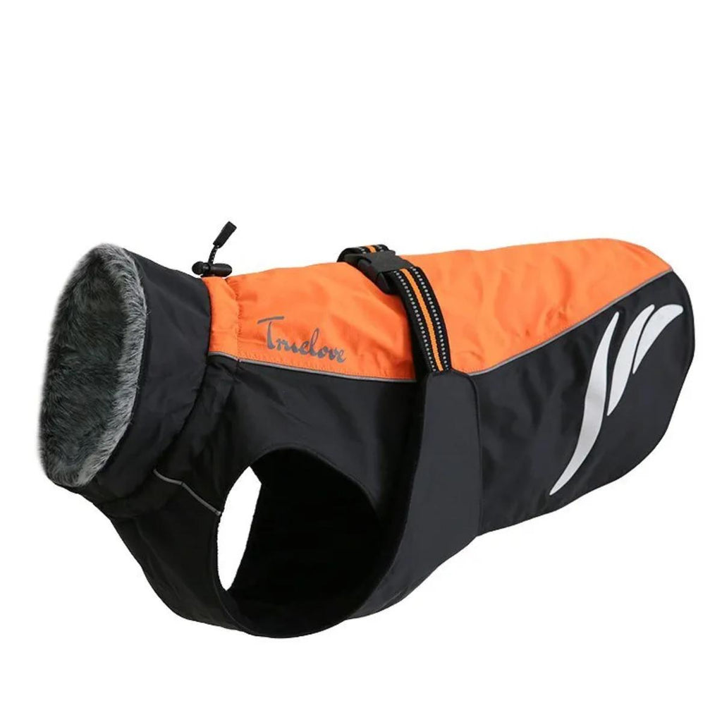 Truelove waterproof winter dog coat with reflective detailing