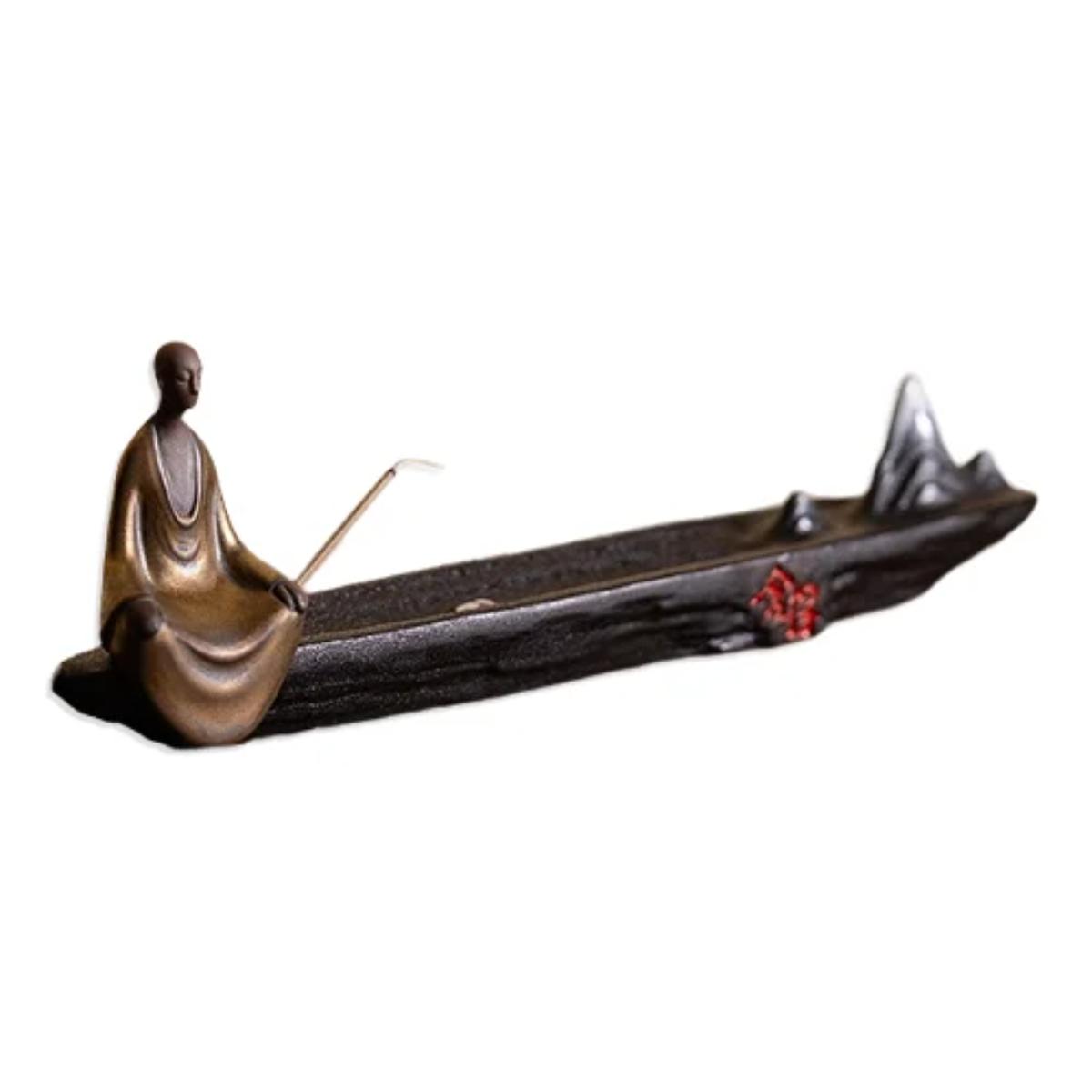 YAYITEA Zen Ceramic Incense Holder with Minimalist Design