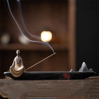 YAYITEA Zen Ceramic Incense Holder with Minimalist Design