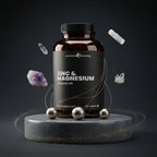 Evolution Slimming Zinc & Magnesium with Vitamin B6 tablets bottle displayed for muscle, immune, and wellness support