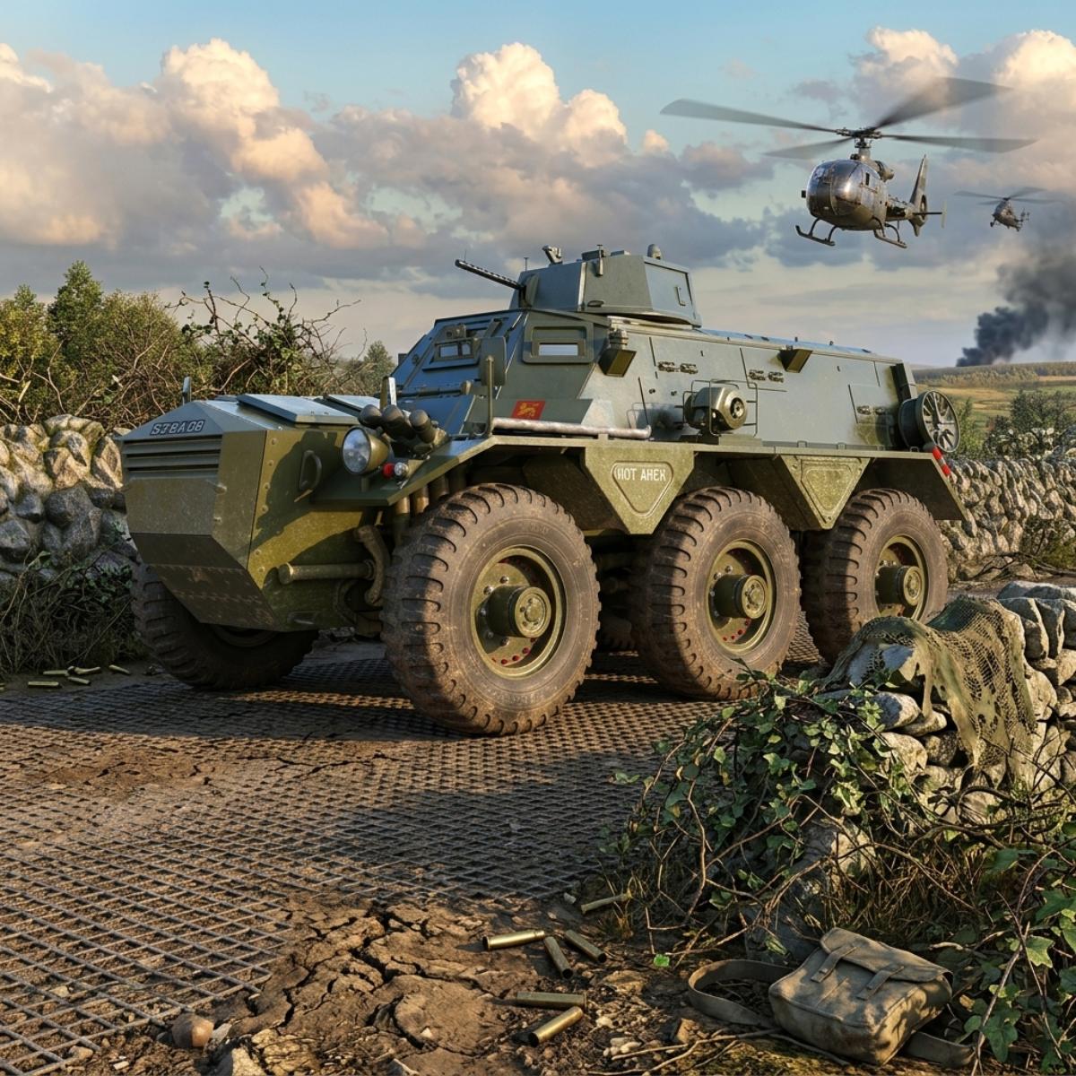 Airfix 1:35 Alvis Saracen Mk.1 Mk.2 British armoured personnel carrier plastic model kit