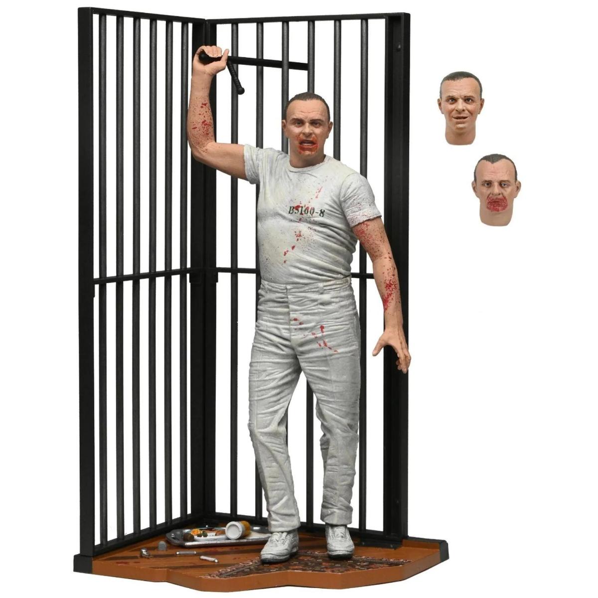 NECA Silence of the Lambs Hannibal Lecter Prison Escape 7 Inch Action Figure