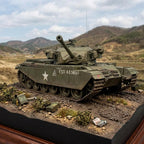 AFV Club 1/35 Centurion Mk III Korean War tank assembled model diorama