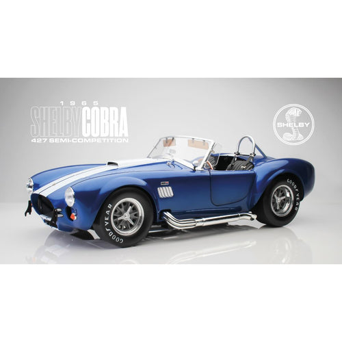 Shelby Cobra 427 model boxed Agora 1:8 blue white stripe
