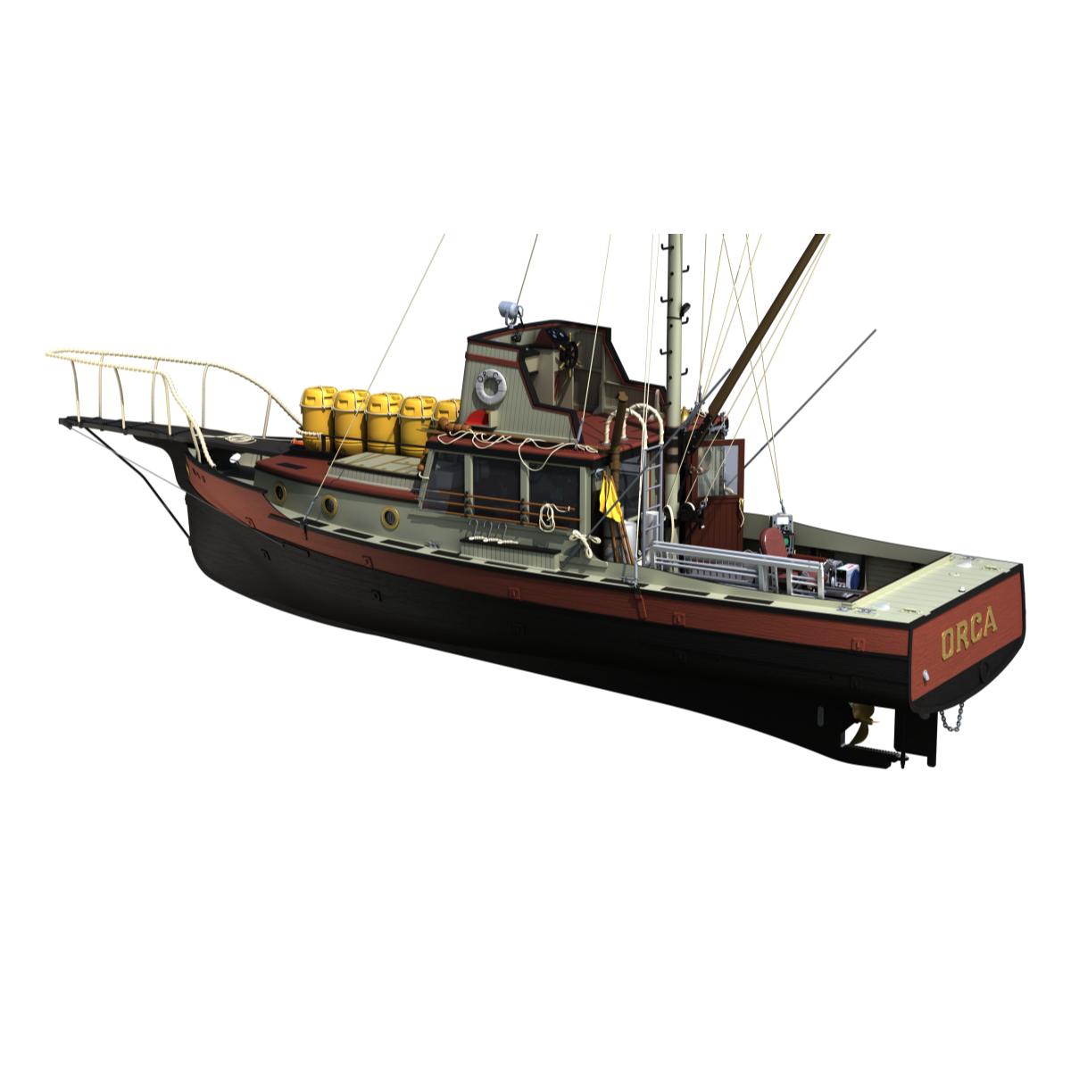 Agora ORCA Jaws boat model 1:16 scale front view