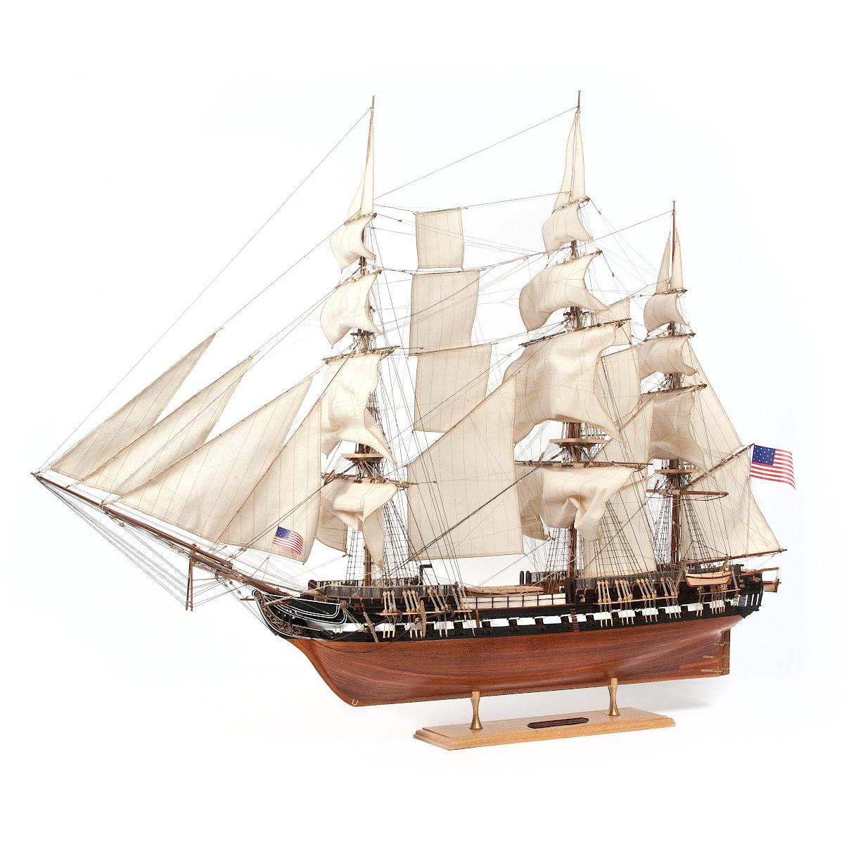 USS Constitution wooden scale model kit