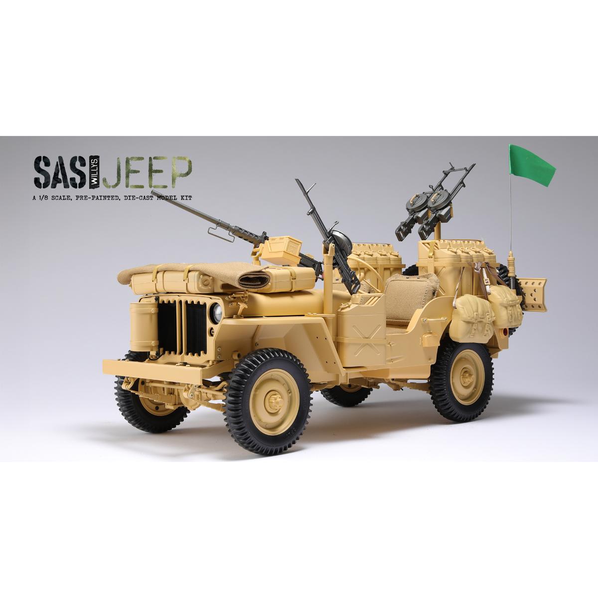 Agora Models SAS Jeep 1/8 model