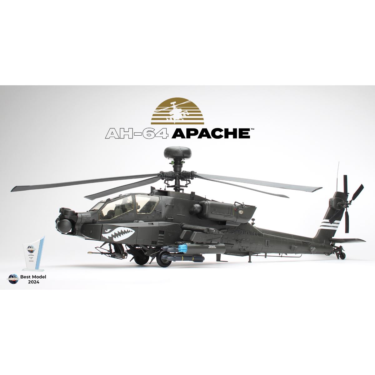 Agora AH-64D Apache Longbow model front profile 1:24
