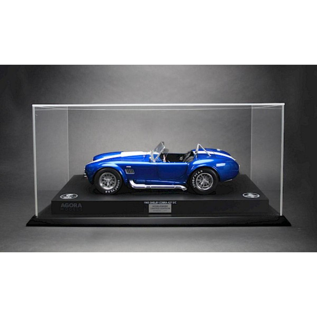 Agora Models premium acrylic display case with wooden base for 1:8 scale model cars