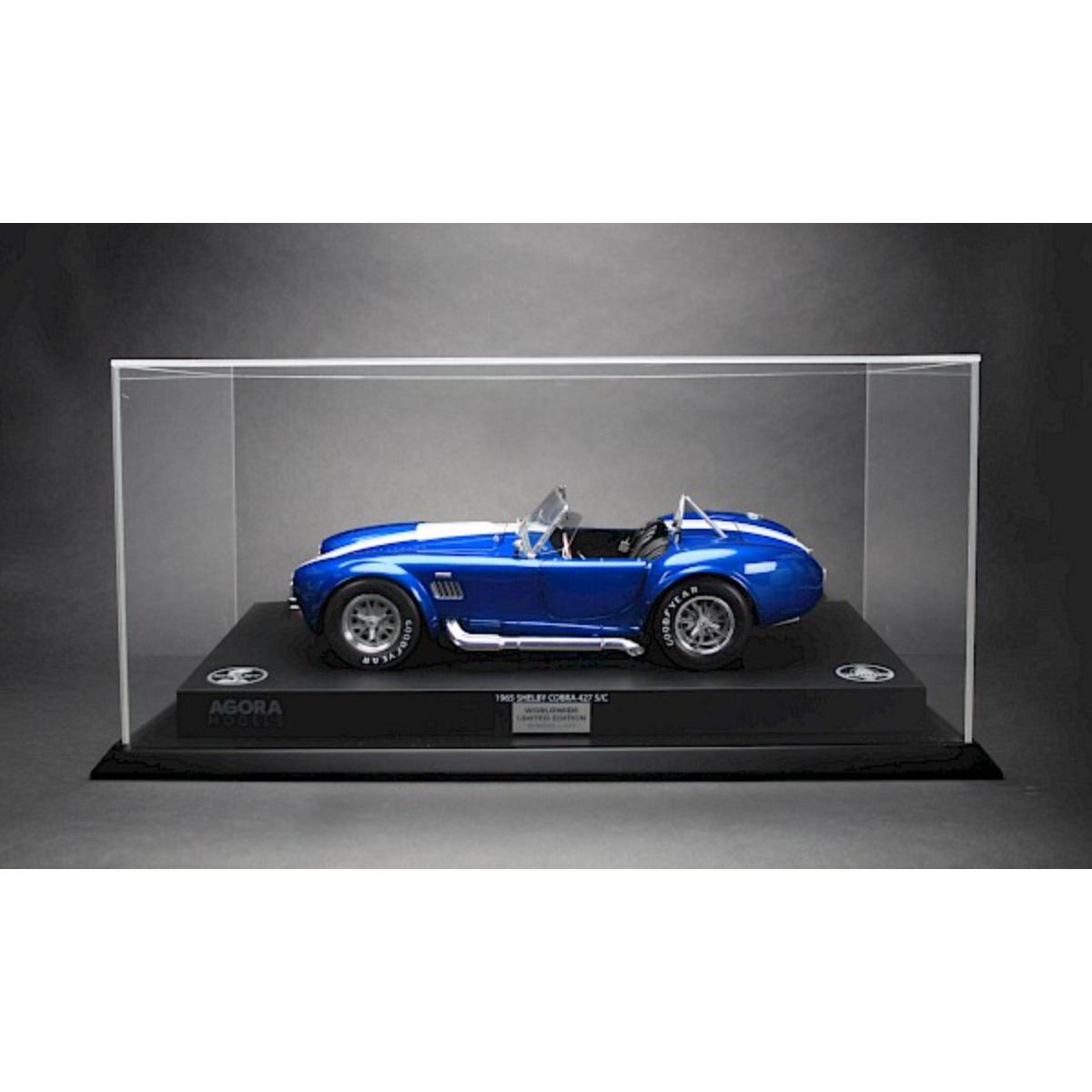 Agora Models premium acrylic display case with wooden base for 1:8 scale model cars