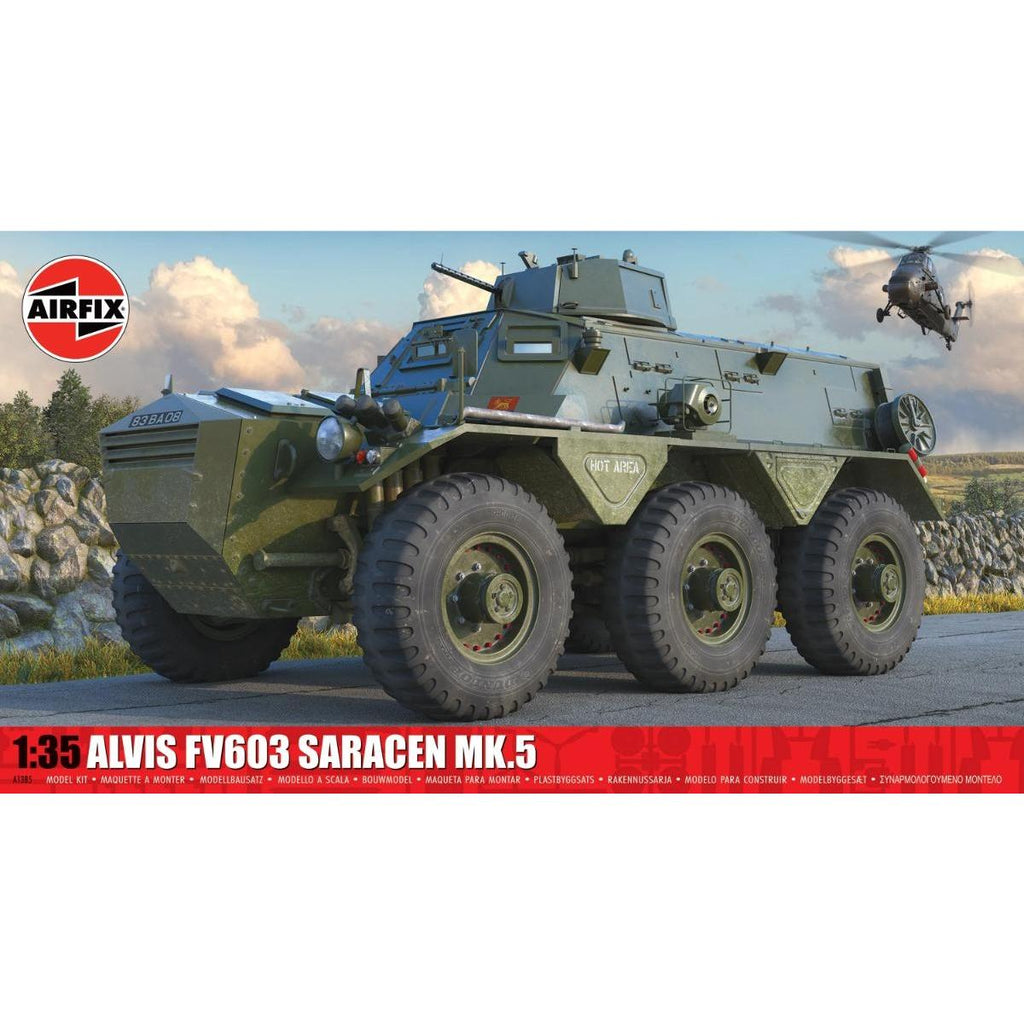 Airfix 1:35 Alvis Saracen Mk.1 Mk.2 British armoured personnel carrier plastic model kit