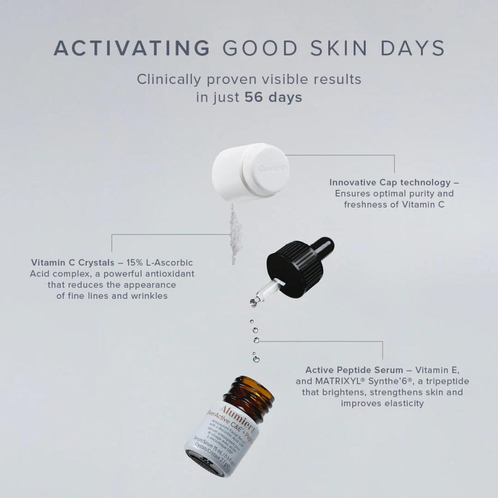 AlumierMD EverActive C&E® + Peptide 15ml anti-ageing serum with Vitamin C and peptides