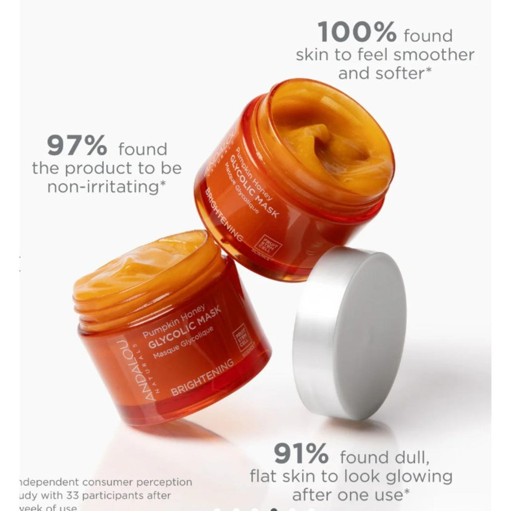 Andalou Brightening Pumpkin Honey Glycolic facial mask product image