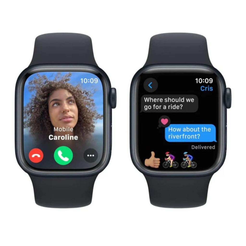 Apple Watch Series 9 45mm Midnight front view