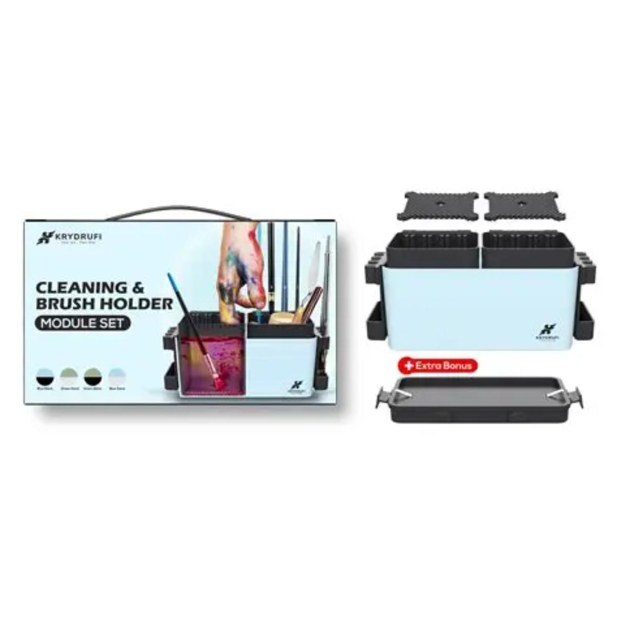 Krydrufi modular art box with open compartments