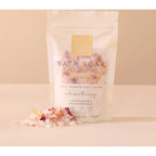 Aromatherapy Restore bath salts in luxury bag packaging, mineral-rich relaxation bath soak