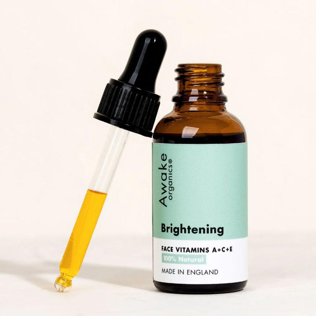 Awake Organics Brightening Face Vitamins A C and E serum