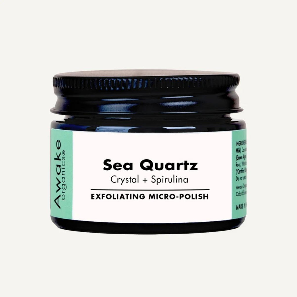 sea quartz exfoliating micro polish natural face scrub powder