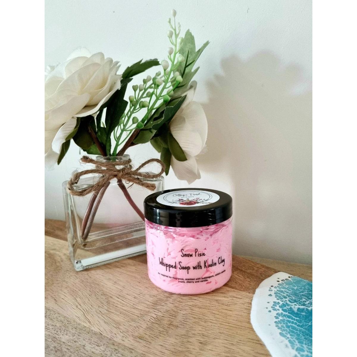 Cottage Fresh Scents Snow Pixie whipped soap sweet candy scented body wash