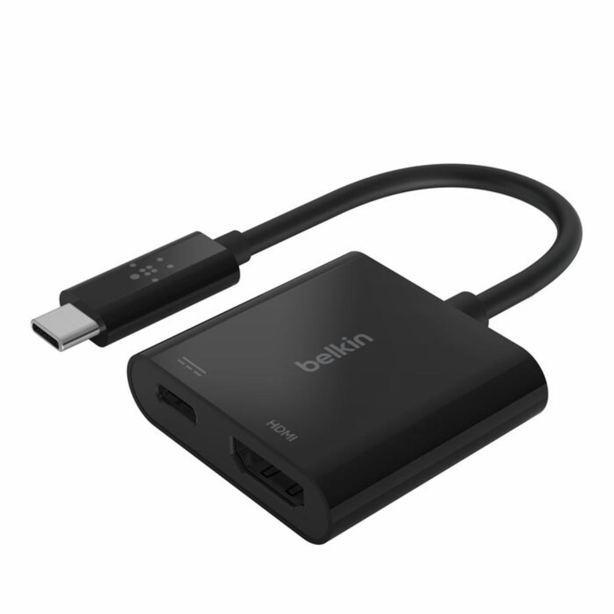 Belkin USB-C to HDMI + Charge Adapter AVC002btBK front view